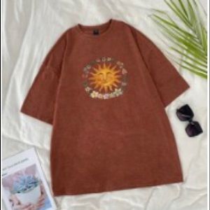 Red sun shirt